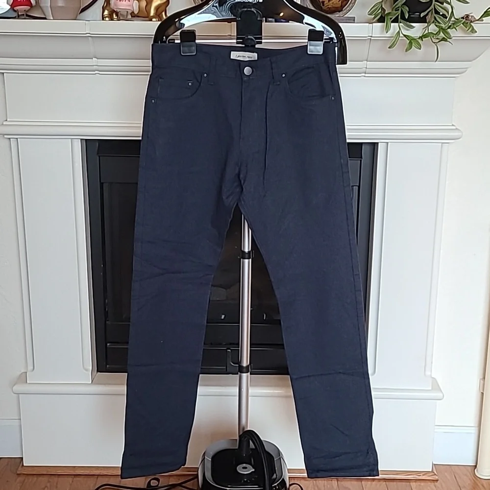 Calvin Klein Jeans Navy Blue Jeans 32x34 Preppy Minimalist Classic Straight Leg